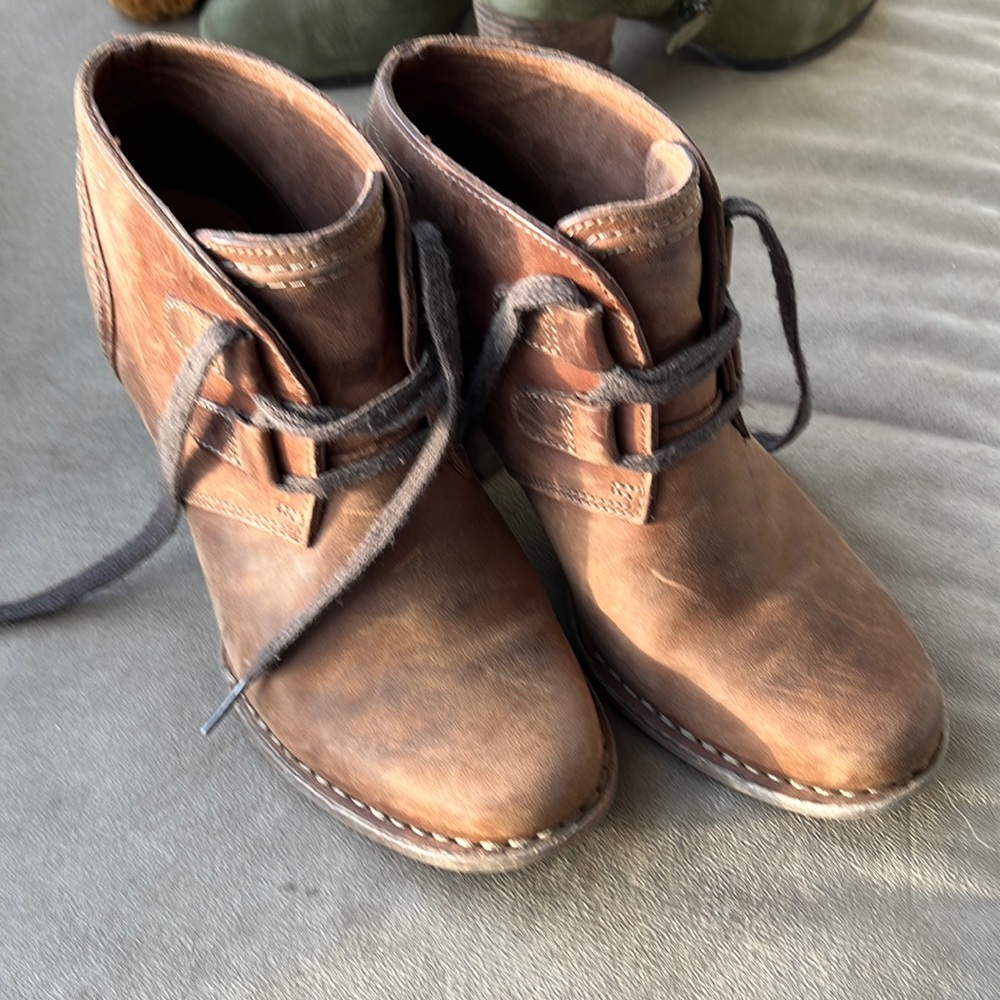Excellent condition Clark boots. Worn 3 times :(. My loss, your gain.